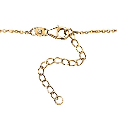 Narsipatnam Alexandrite and White Zircon Butterfly Necklace 18 Inches in Vermeil Yellow Gold Over Sterling Silver 1.25 ctw
