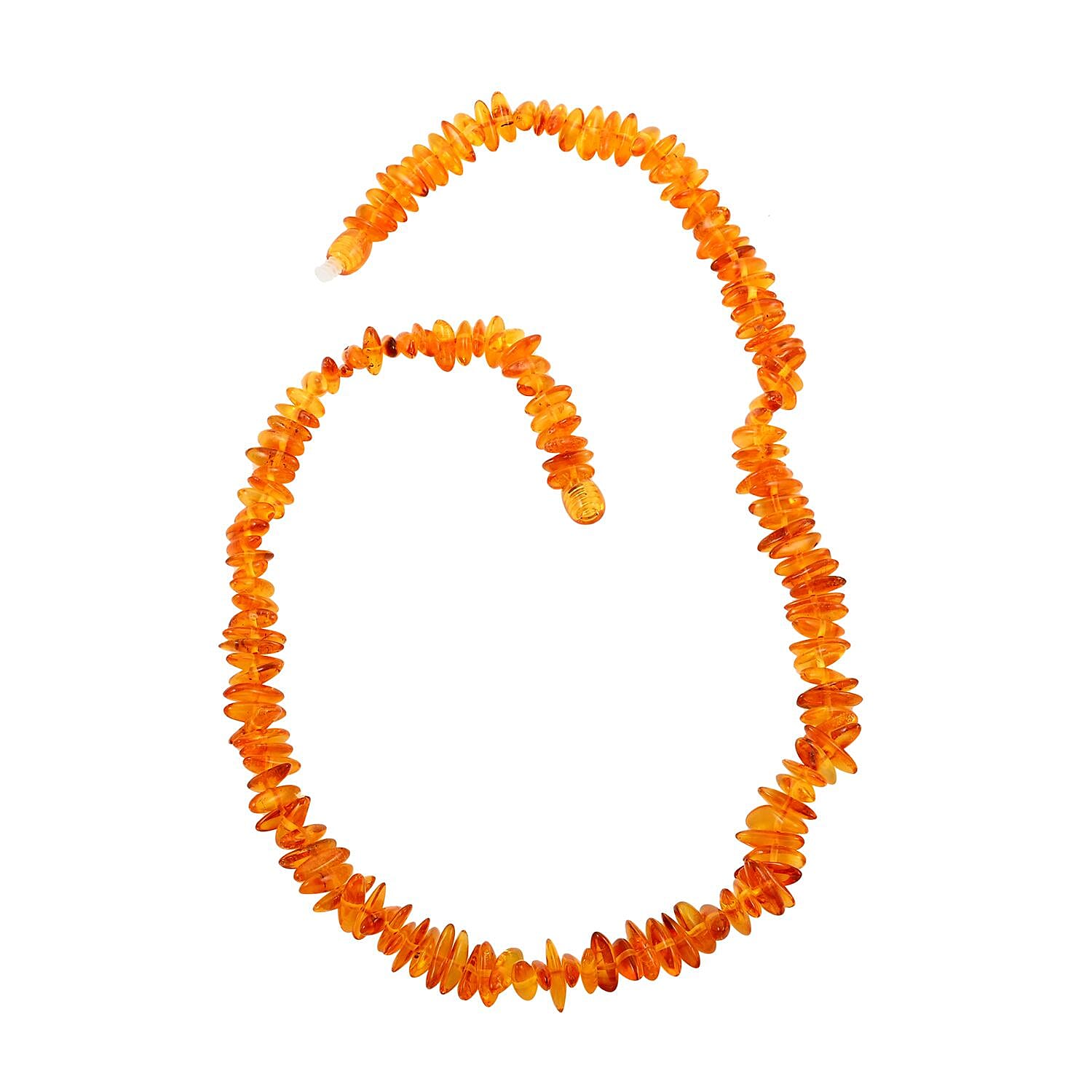 Natural Baltic Amber Beaded Necklace 18 Inches