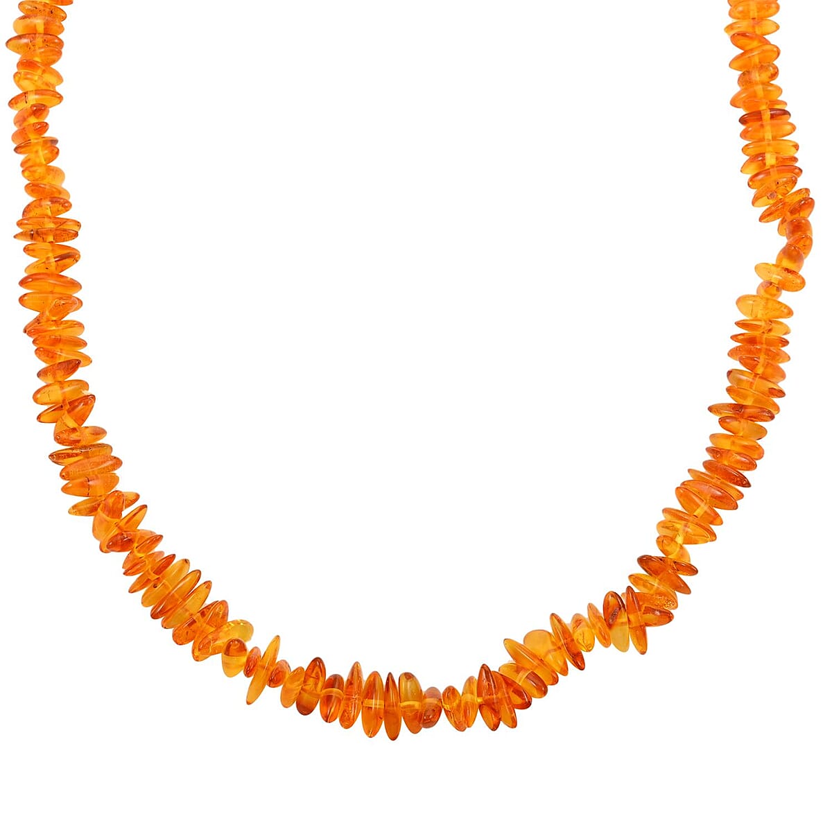 Baltic Amber Beaded Necklace 18 Inches image number 2