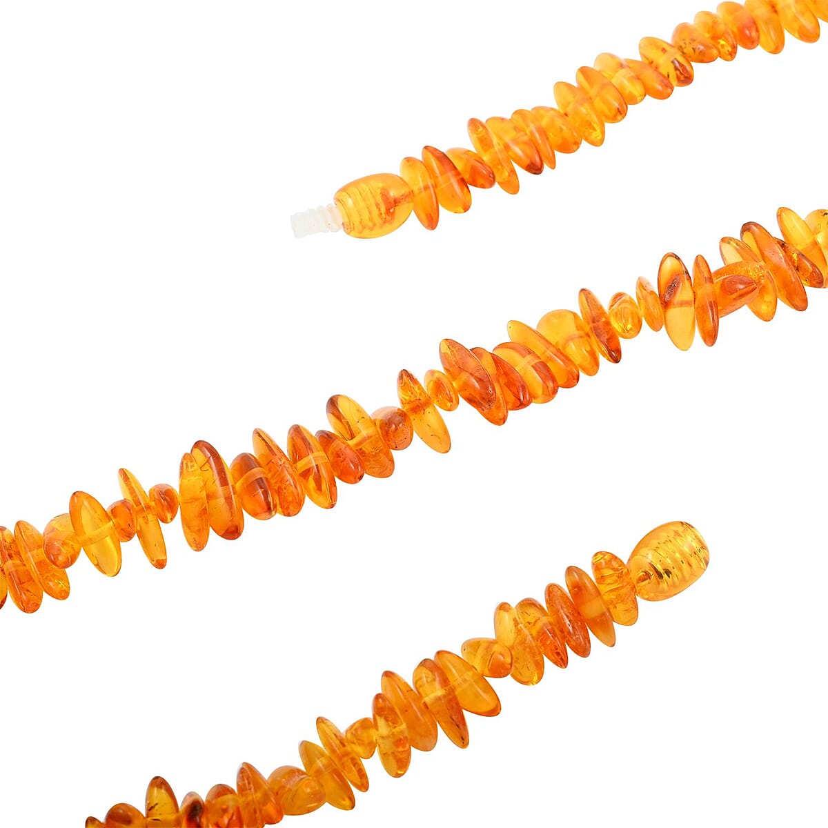 Baltic Amber Beaded Necklace 18 Inches image number 3