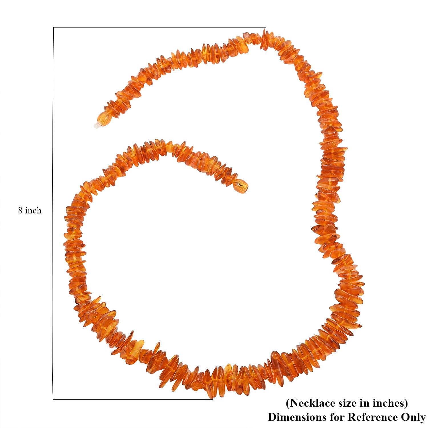 Baltic Amber Beaded Statement Necklace 24 Inches