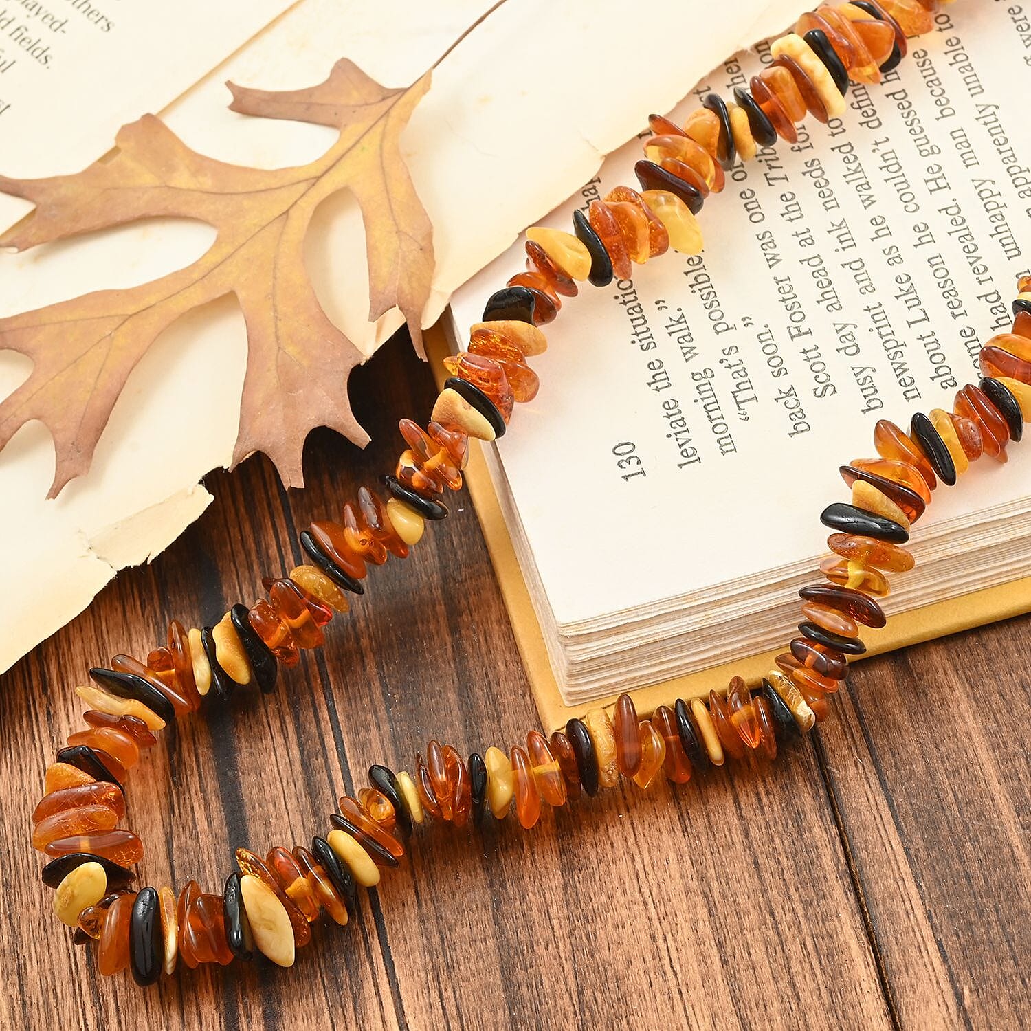Baltic Amber Beaded Necklace 21 Inches