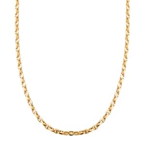 14K Yellow Gold 3mm Filk Chain Necklace 20 Inches 4.80 Grams