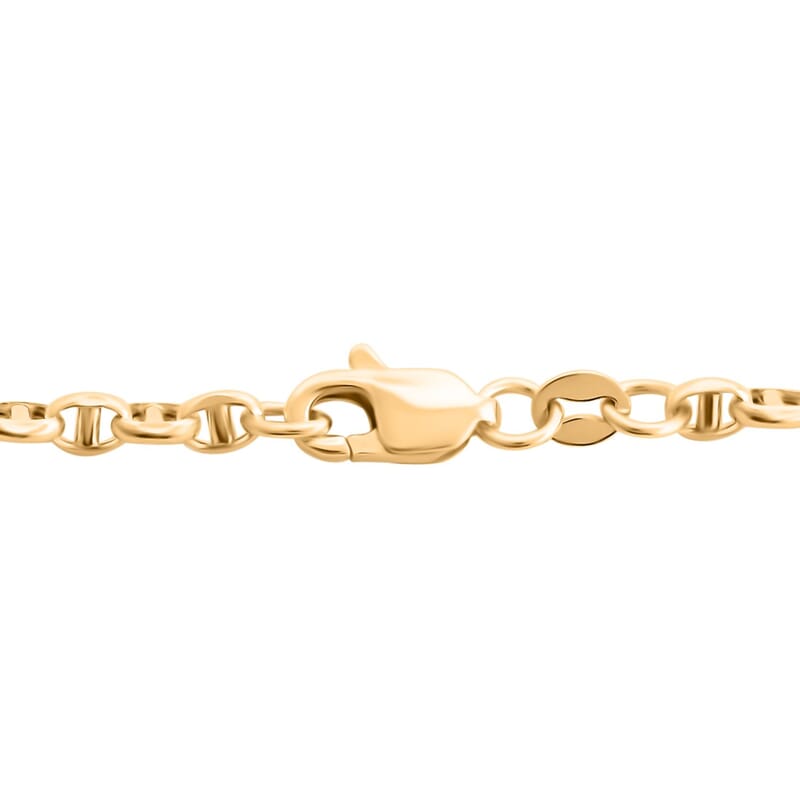 14K Yellow Gold 3mm Filk Chain Necklace 20 Inches 4.80 Grams