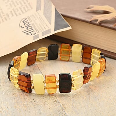 Multi Color Amber Bracelet