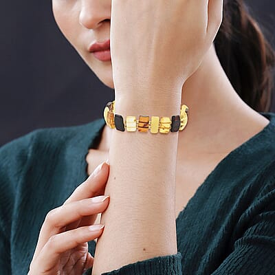Multi Color Amber Bracelet