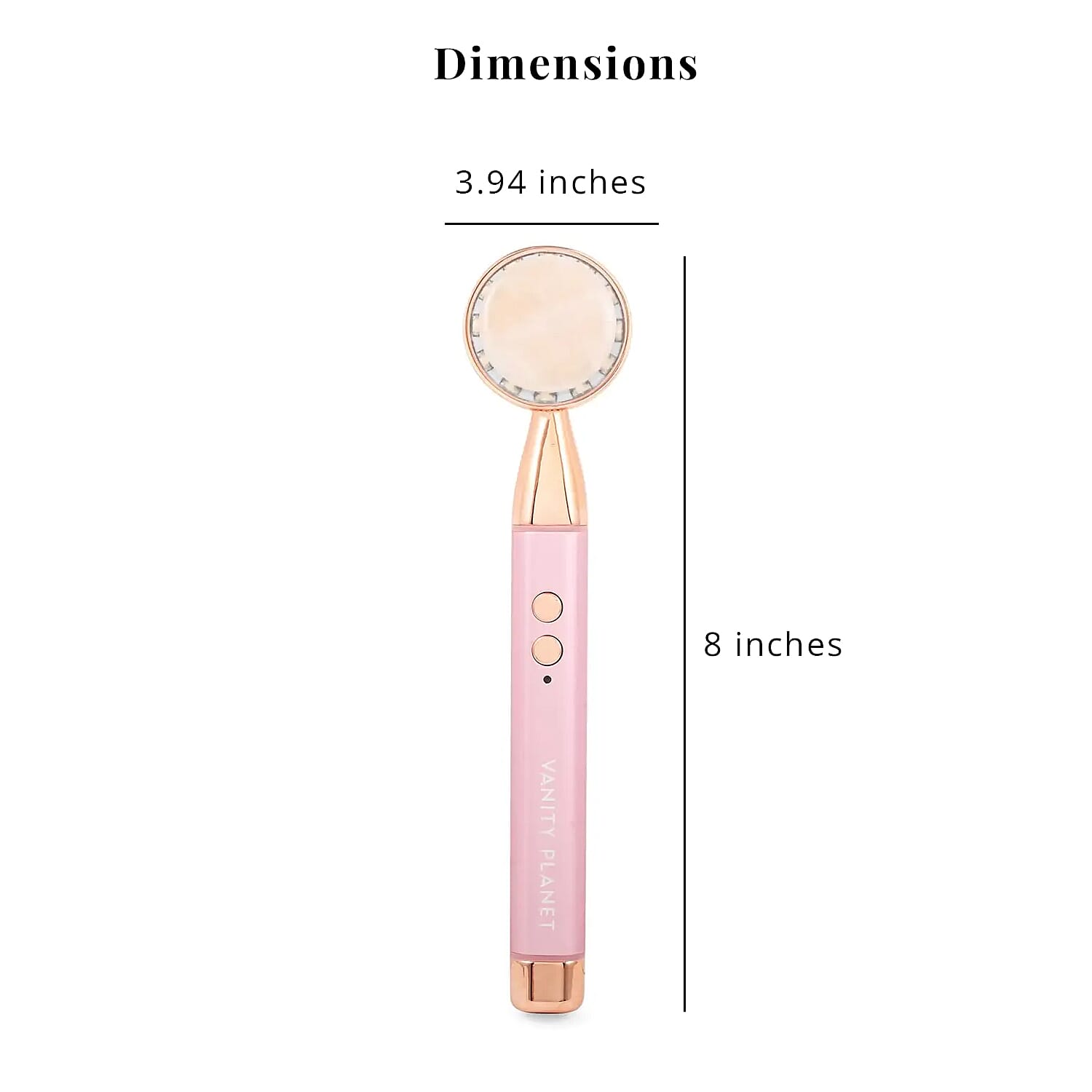 Closeout Vanity Planet LED Sonic Heated Rose Quartz Beauty Bar