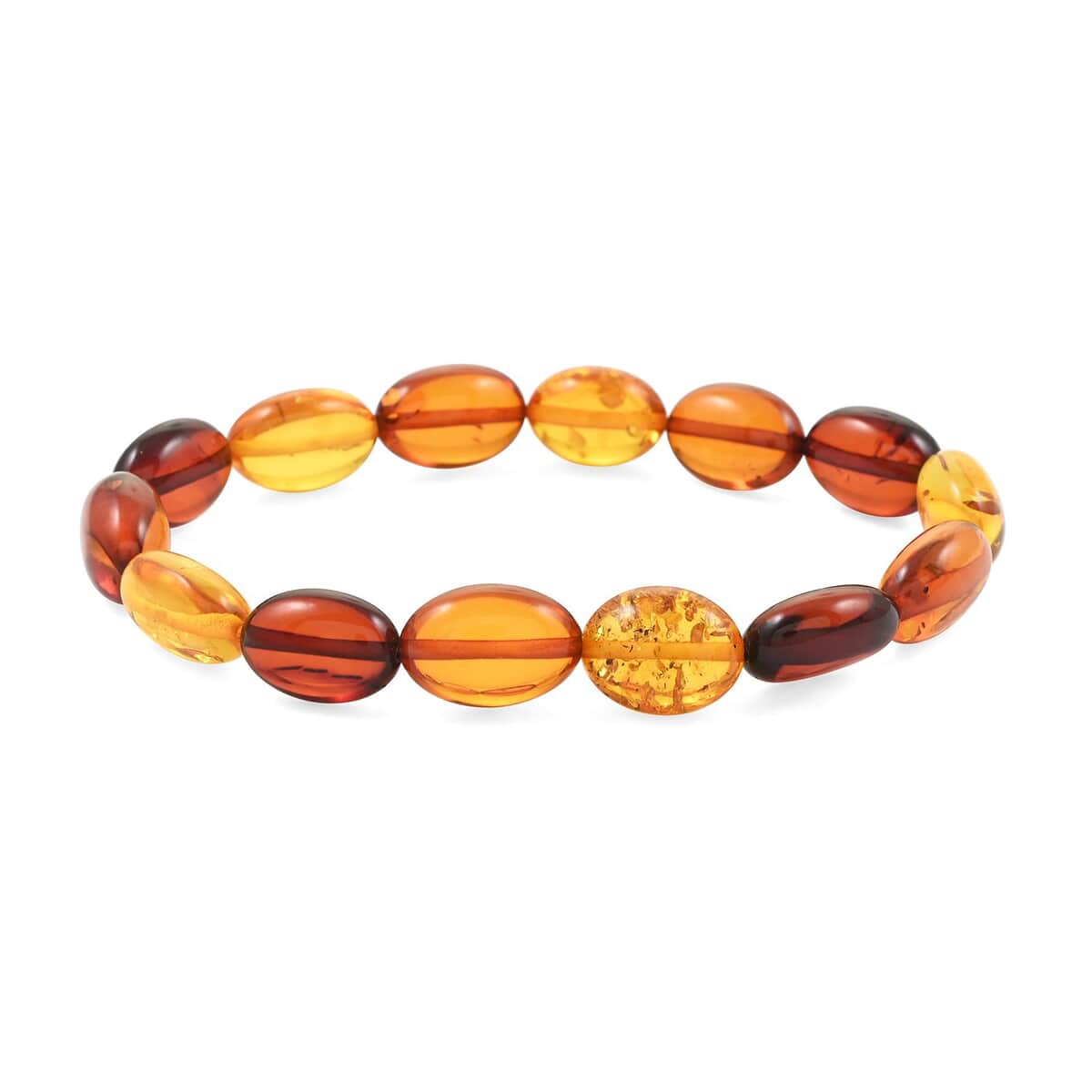 Baltic Amber Stretch Bracelet 42.00 ctw image number 0