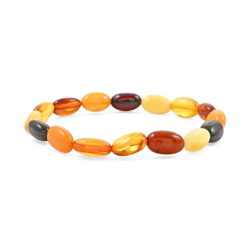 Baltic Amber Stretch Bracelet Trendy