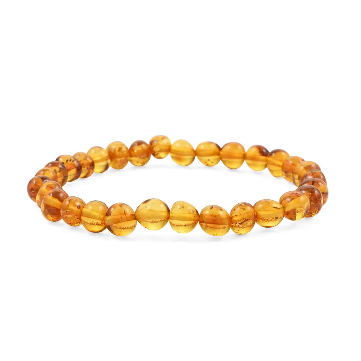 Baltic Amber Stretch Bracelet 22.00 ctw image number 0