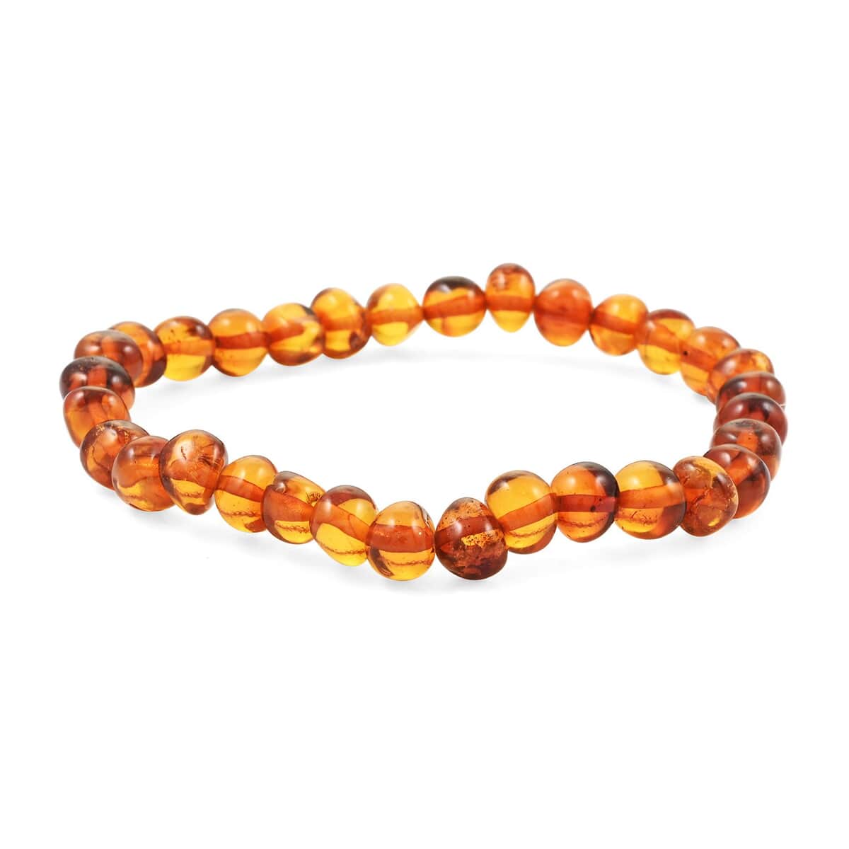 Baltic Amber Stretch Bracelet image number 0