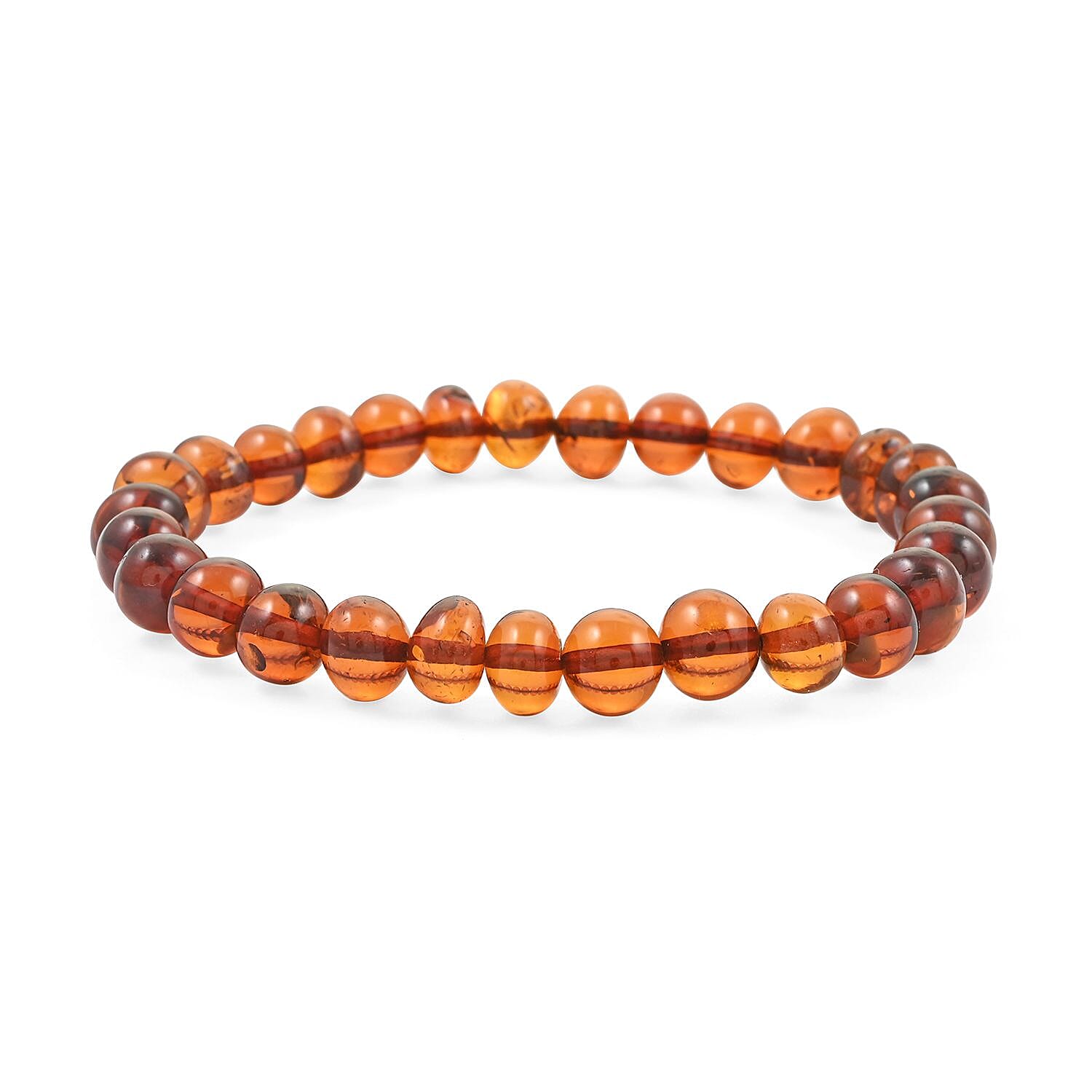 Baltic Amber Stretch Bracelet 72.50 ctw