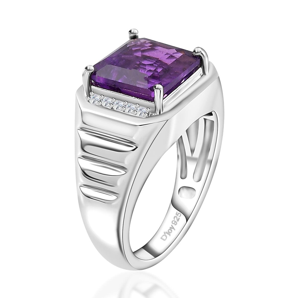 BLACKJACK Men's Honey Comb Texture Spinner Ring, 316L
