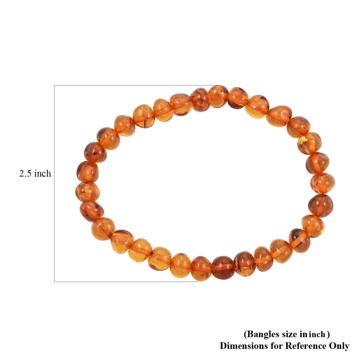 Baltic Amber Stretch Bracelet image number 3