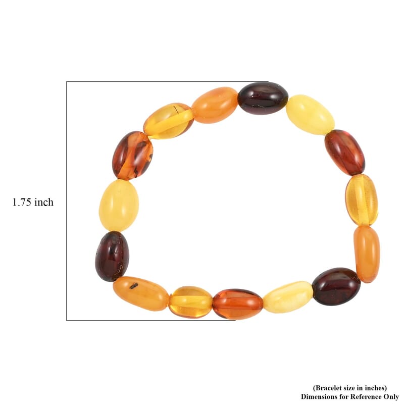 Baltic Amber Baby Size Stretch Bracelet