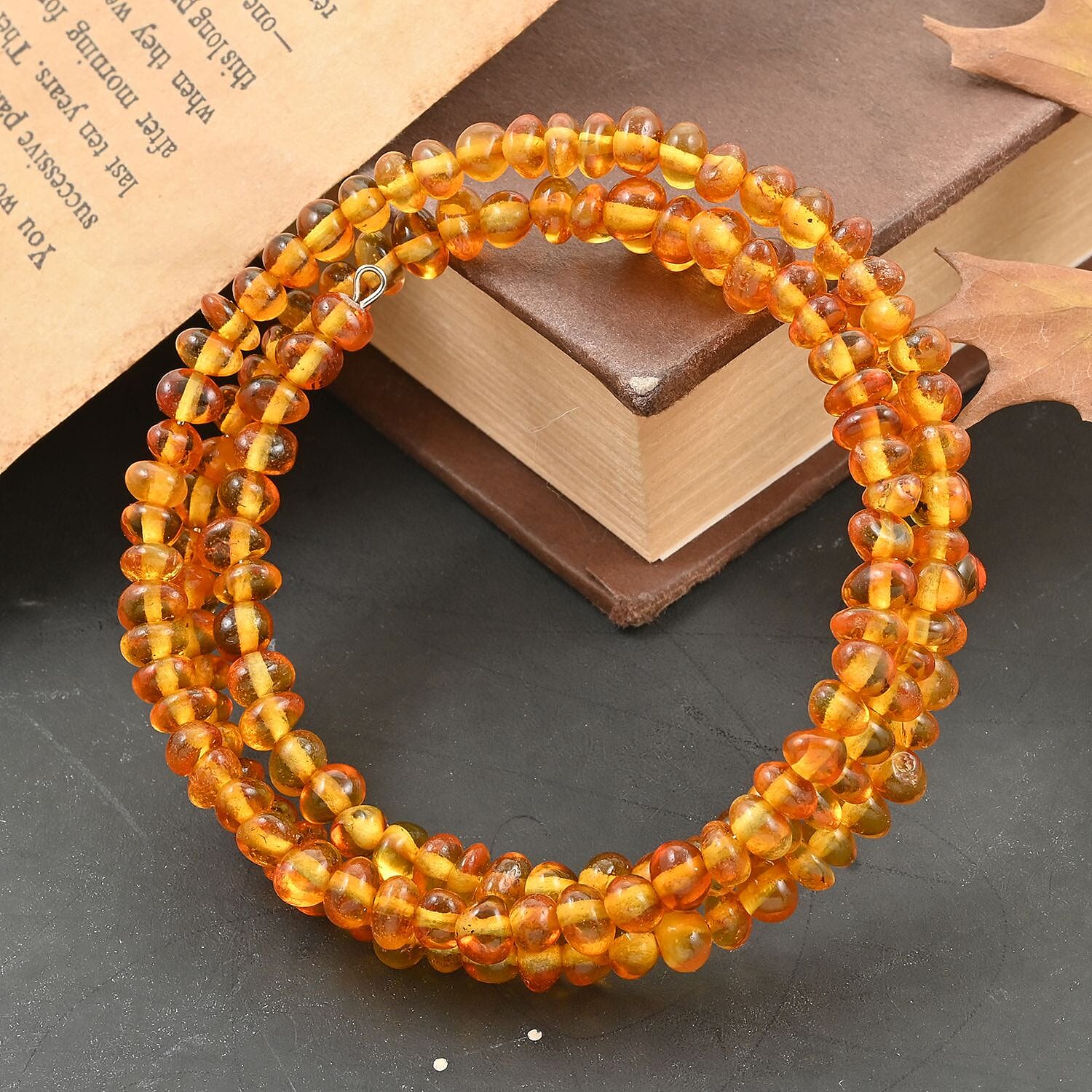 Baltic Amber Beaded Stack Bracelet