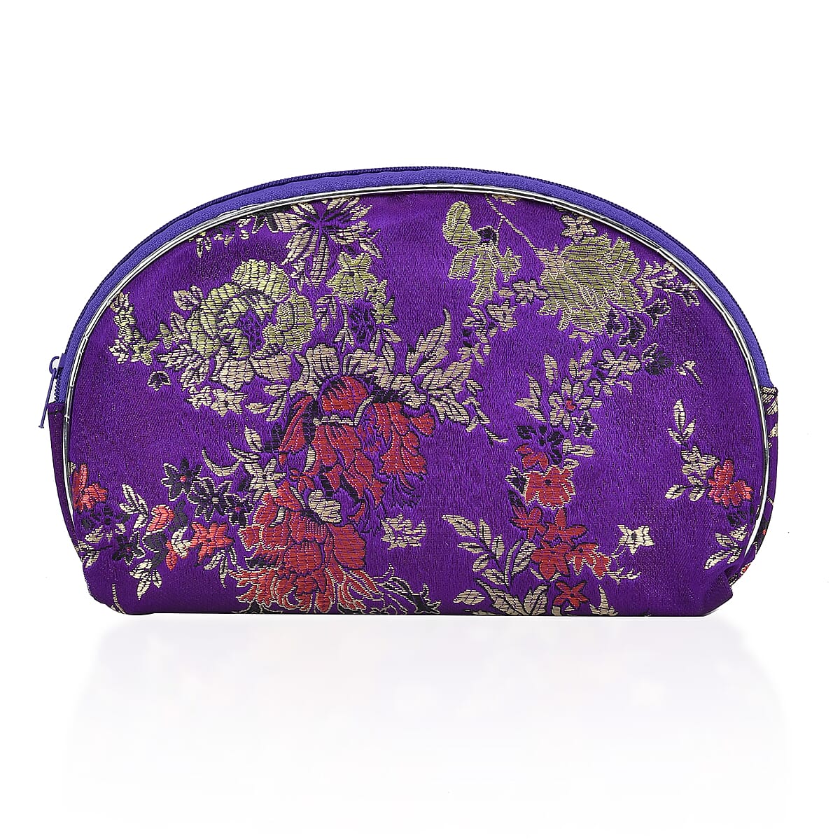 Livmore Set of 10 Purple Color Multi-Purpose Jewelry Bags with Zipper, Each Size has Two Bag image number 1