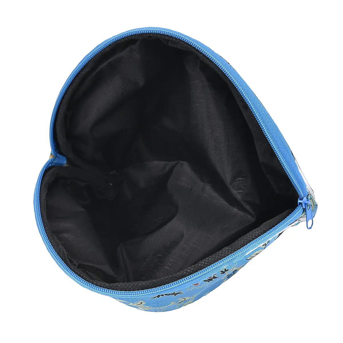 Set of 10 Teal Color Multi-Purpose Jewelry Bags with Zipper, Each Size has Two Bag image number 6