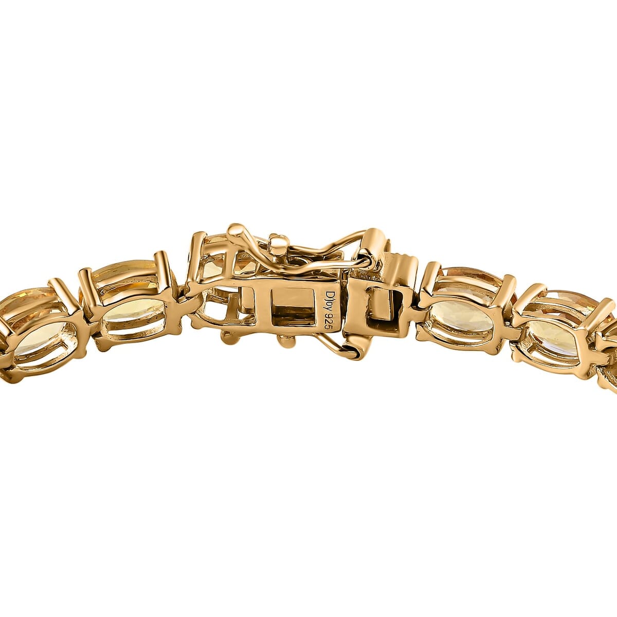 Premium Brazilian Heliodor Tennis Bracelet in Vermeil YG Over Sterling Silver (8.00 In) 20.20 ctw image number 3