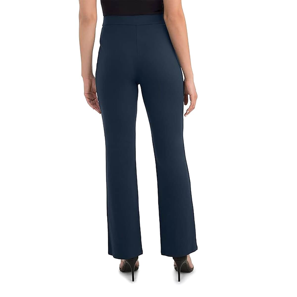 Navy High Waisted Pants - S image number 1