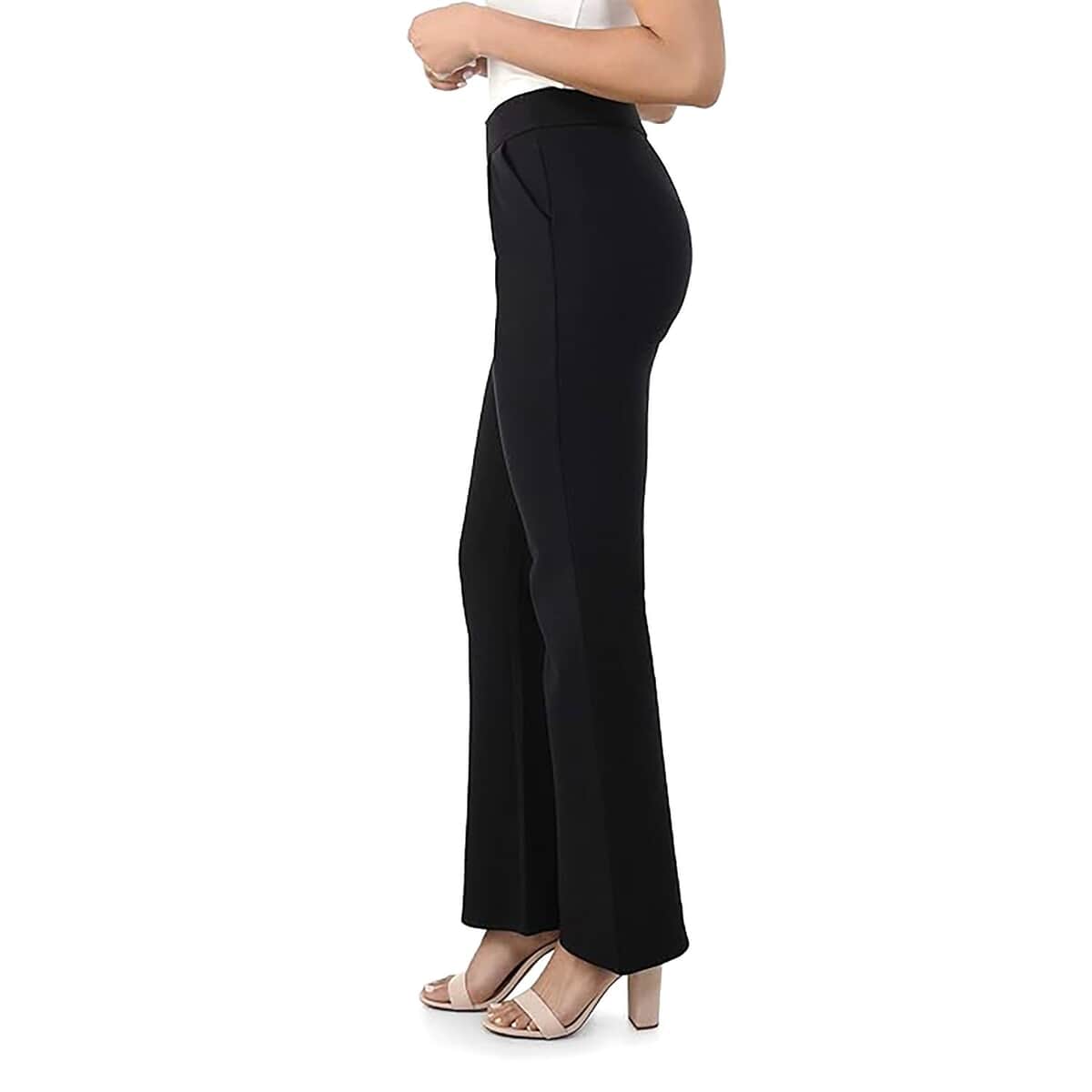 Black High Waisted Pants - M image number 3