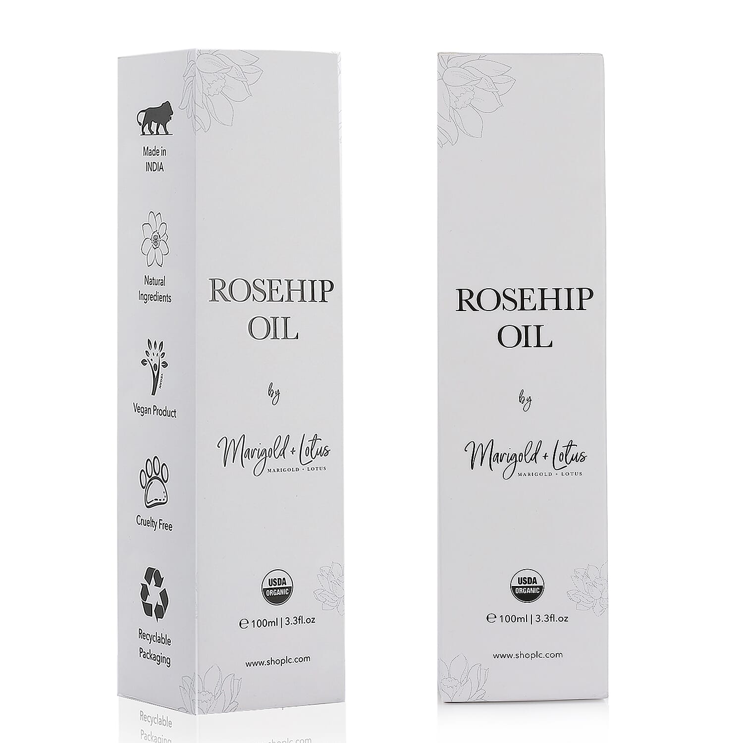 Marigold & Lotus Rosehip Oil 3.3oz