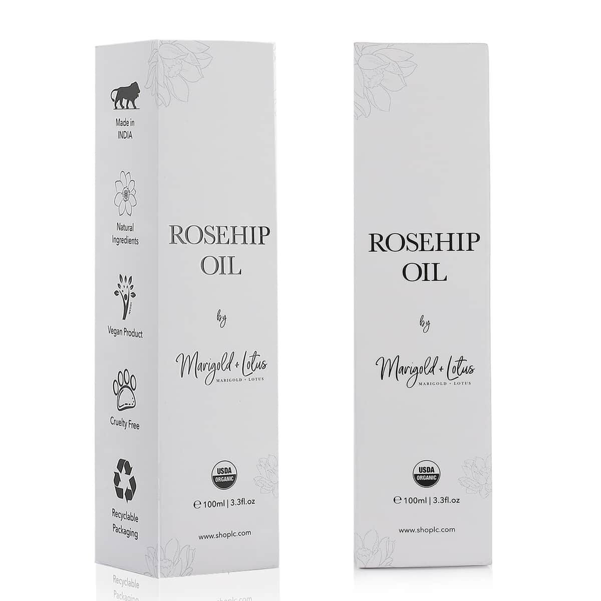 Marigold & Lotus Rosehip Oil 3.3oz image number 4