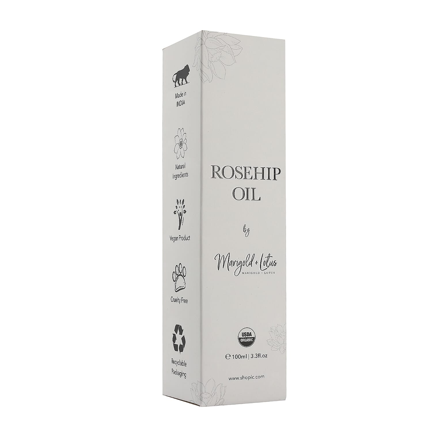 Marigold & Lotus Rosehip Oil 3.3oz