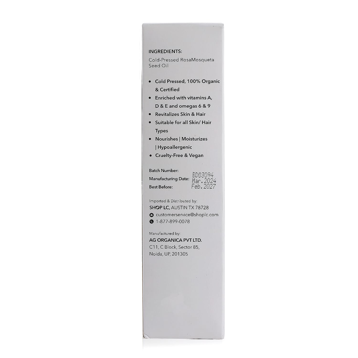 Marigold & Lotus Rosehip Oil 3.3oz