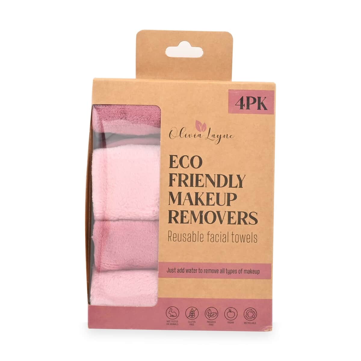 Pink Reusable Facial Towels image number 0