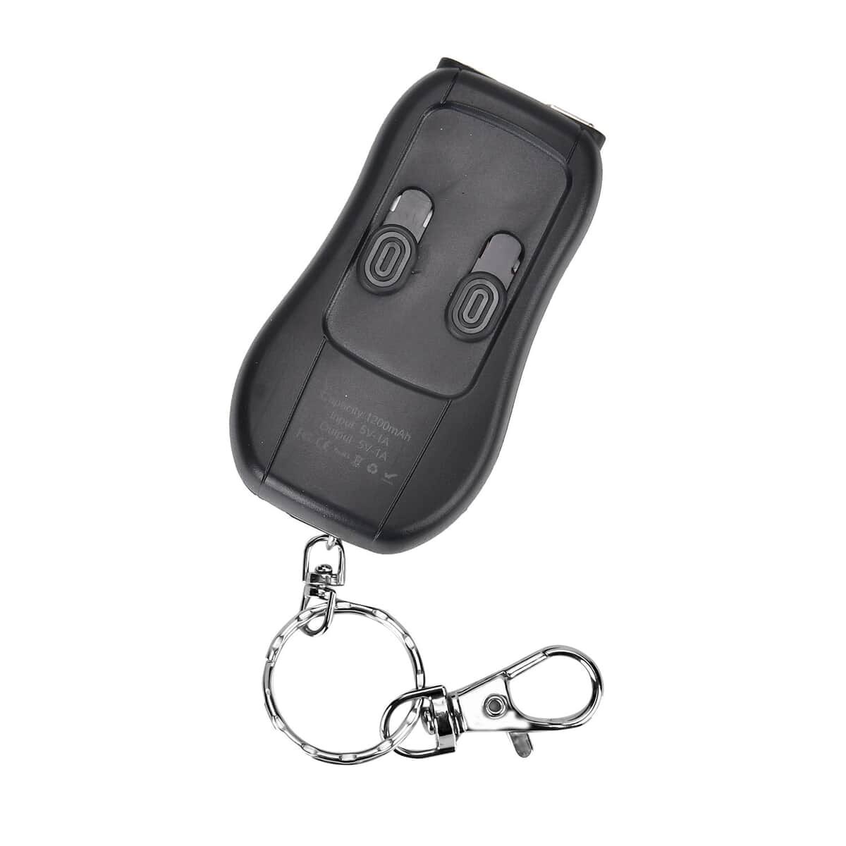Pre Memorial Day Deal Black Compact Emergency Key Power Bank (1200mAh, 5V/1A) image number 3