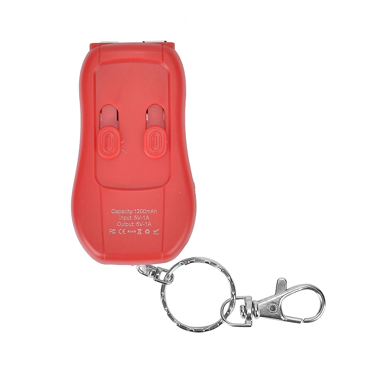 Blue Compact Emergency Key Power Bank (1200mAh, 5V/1A) image number 3