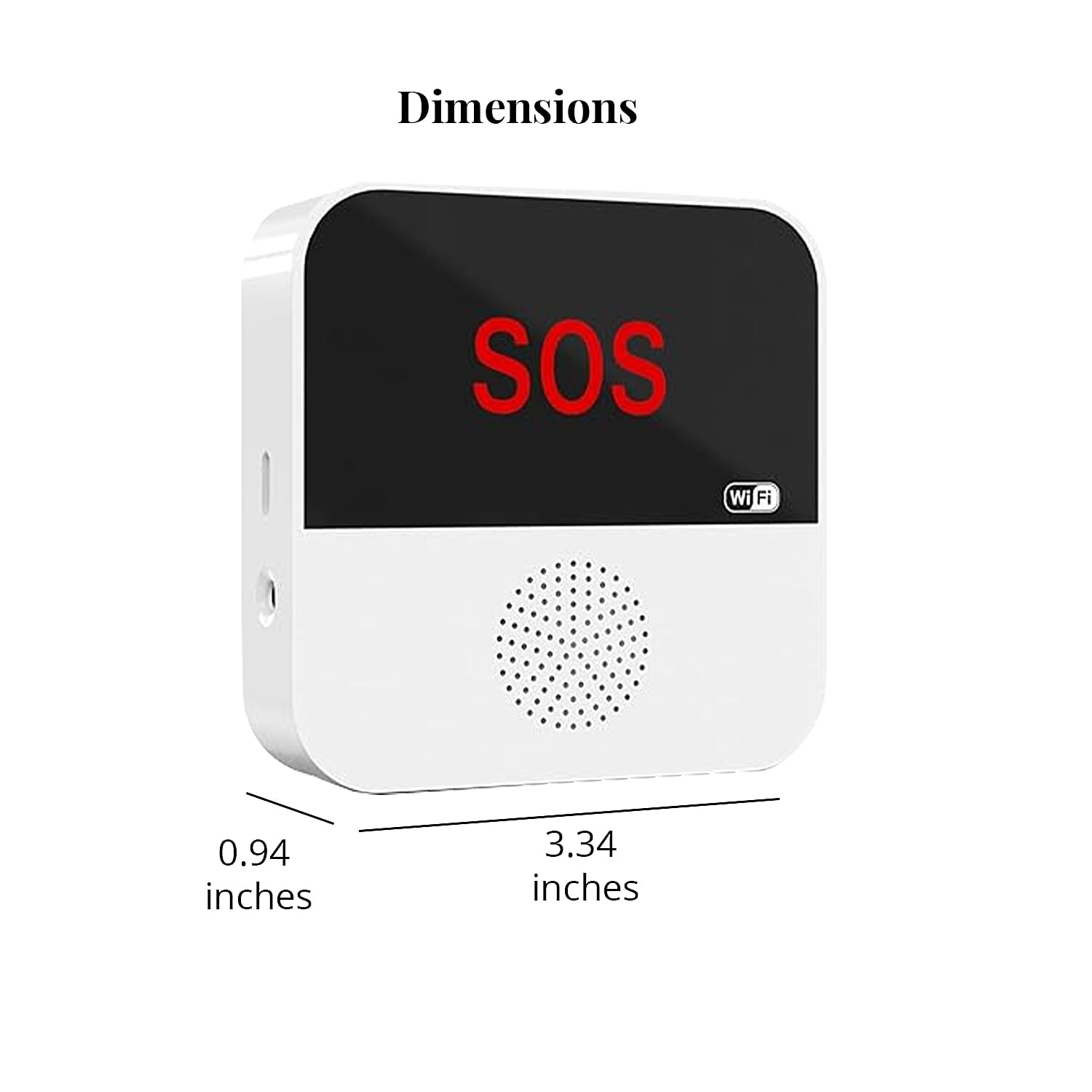 Wifi  Multifunctional Pager Receiver Supported by Smartphone APP, Call Button, Emergency Alert Button
