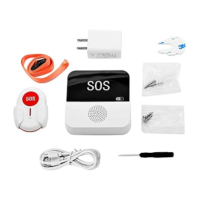 Wifi  Multifunctional Pager Receiver Supported by Smartphone APP, Call Button, Emergency Alert Button