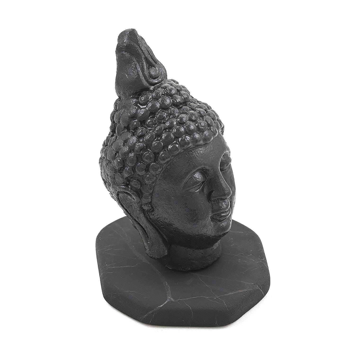 Shungite Buddha Head