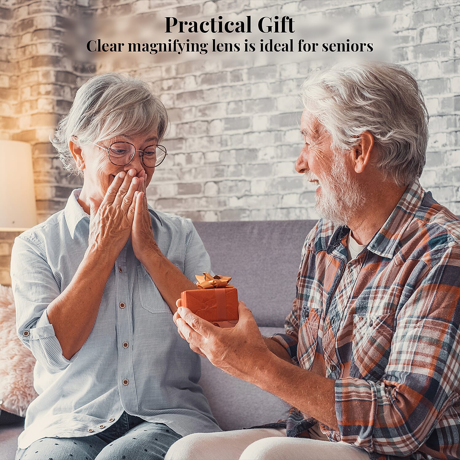 Set of 3 Vintage Hollow-Out Necklace with 5X Magnifying Lens in Goldtone 36 Inches