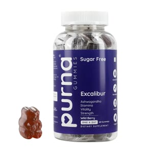 Purna Sugar Free Ashwagandha Gummies (60 Gummies)