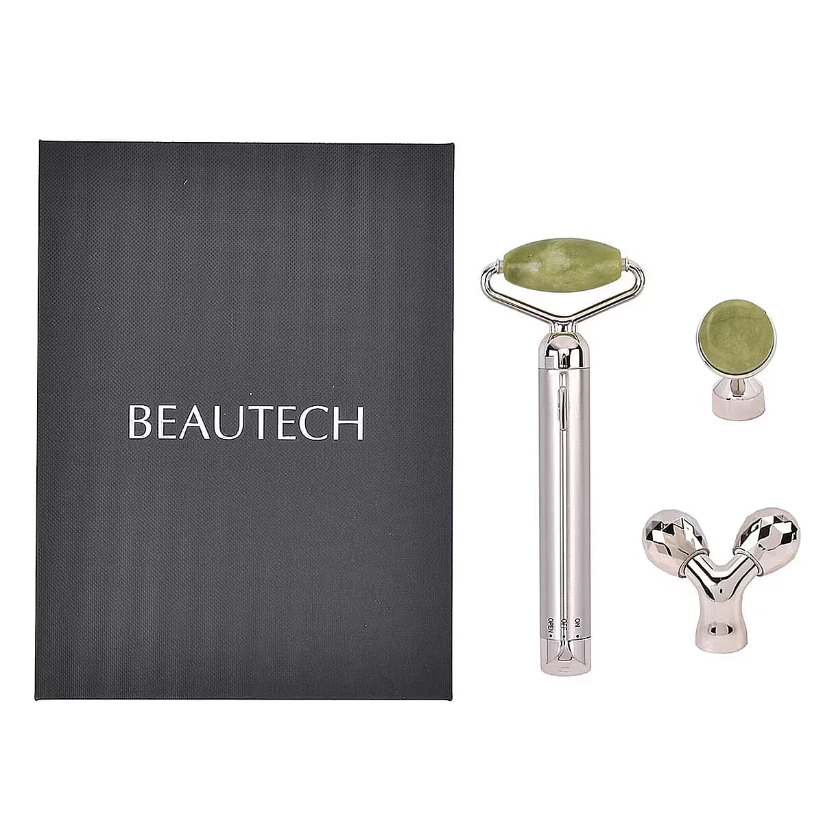 3-in-1 Electric Green Serpentine Vibration Massager Roller (1xAA Batteries Not included) image number 0