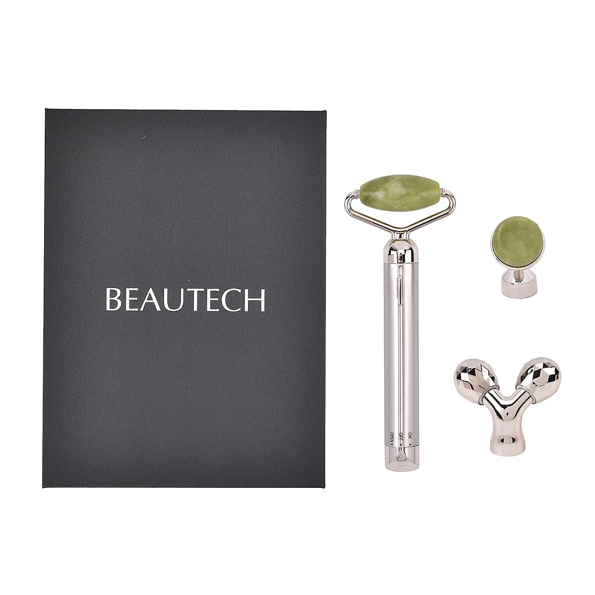 3-in-1 Electric Green Serpentine Vibration Massager Roller (1xAA Batteries Not included) image number 2
