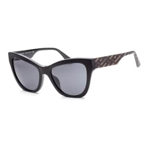 VERSACE Butterfly Fashion Sunglasses with Black Protection Case- Black Geometric Printed