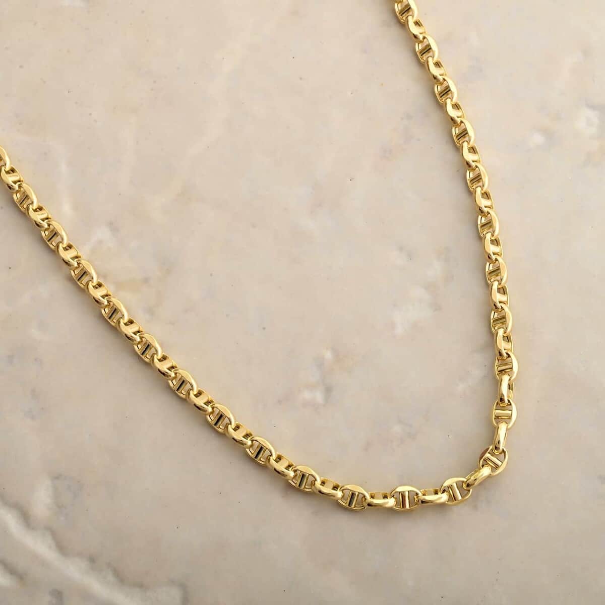 14K Yellow Gold 3mm Filk Chain Necklace 18 Inches 4.65 Grams image number 1