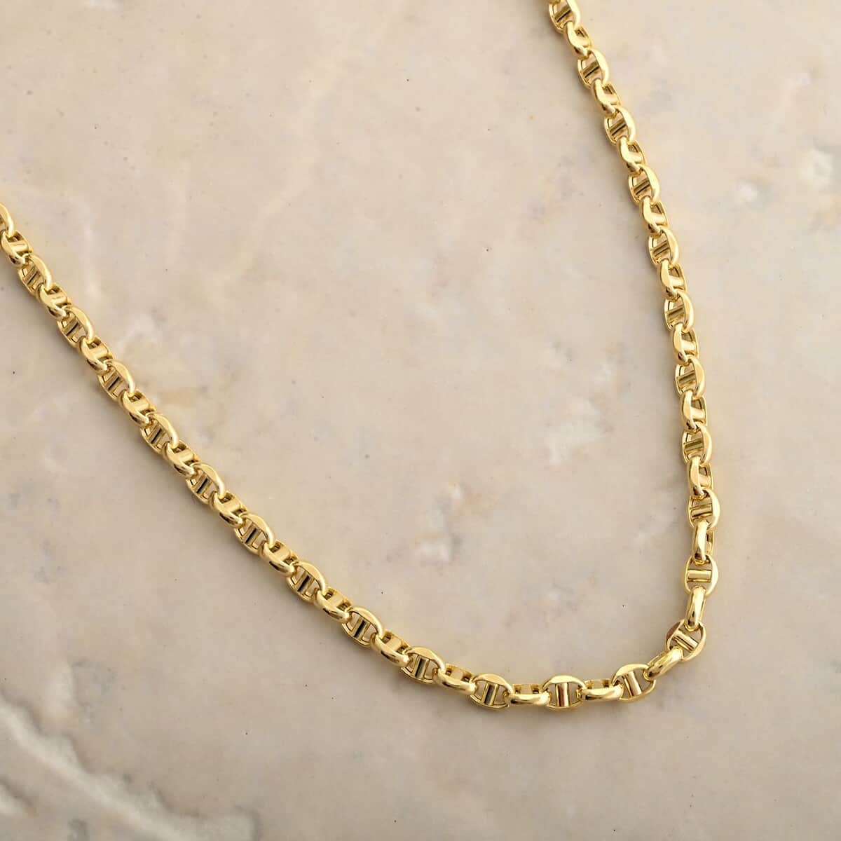 14K Yellow Gold 3mm Filk Chain Necklace 20 Inches 5.20 Grams image number 1