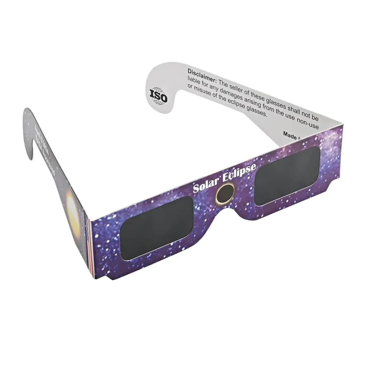 Set of 5 Solar Eclipse Viewing Glasses, Safe Shades for Direct Sun Viewing image number 7
