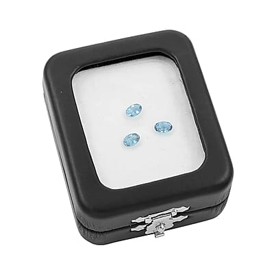 AAA Santa Maria Aquamarine Set of 3 (Ovl 6x4 mm) 1.00 ctw