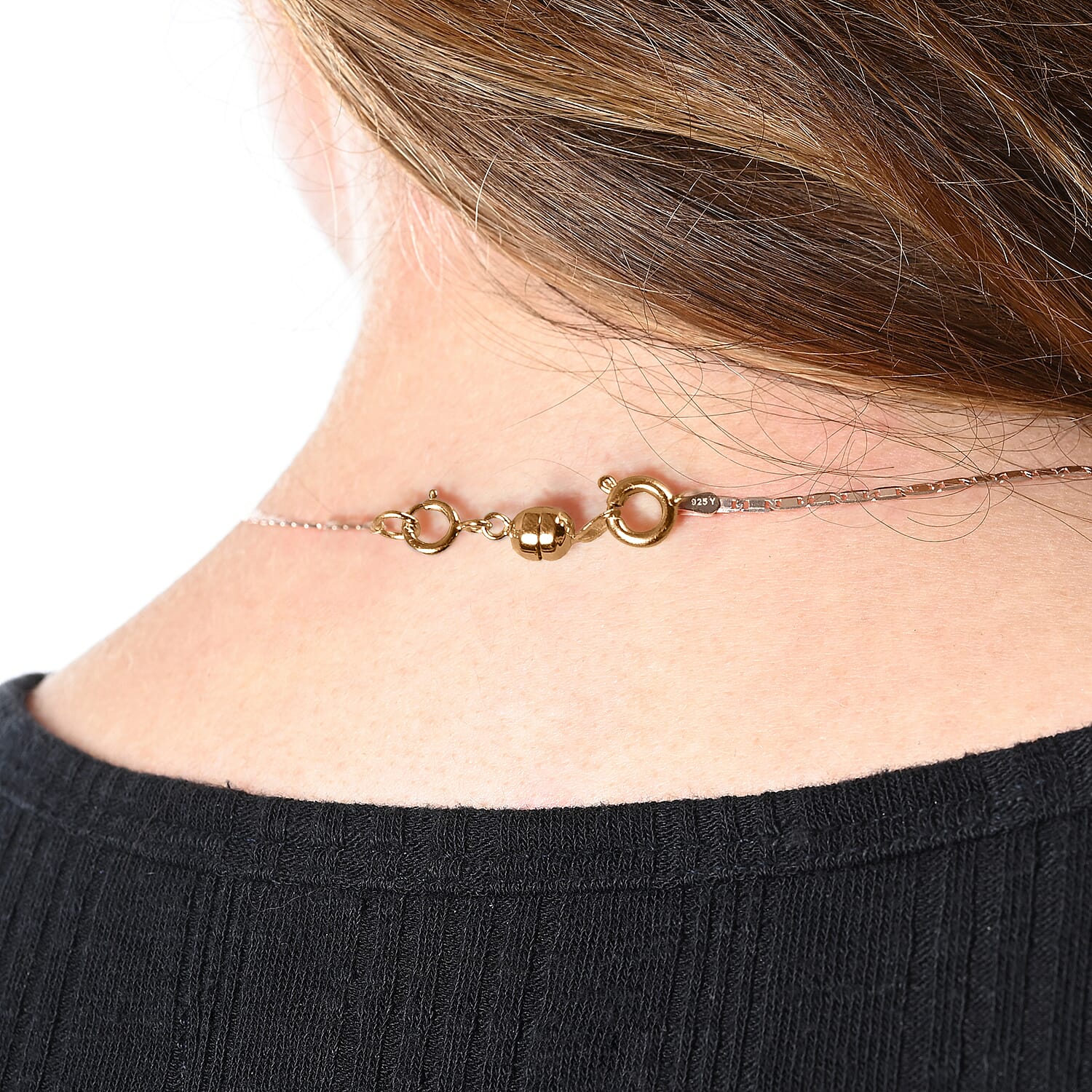 Buy 14K Yellow Gold 6X4.5mm Magnetic Lock with 4.96x1.16mm