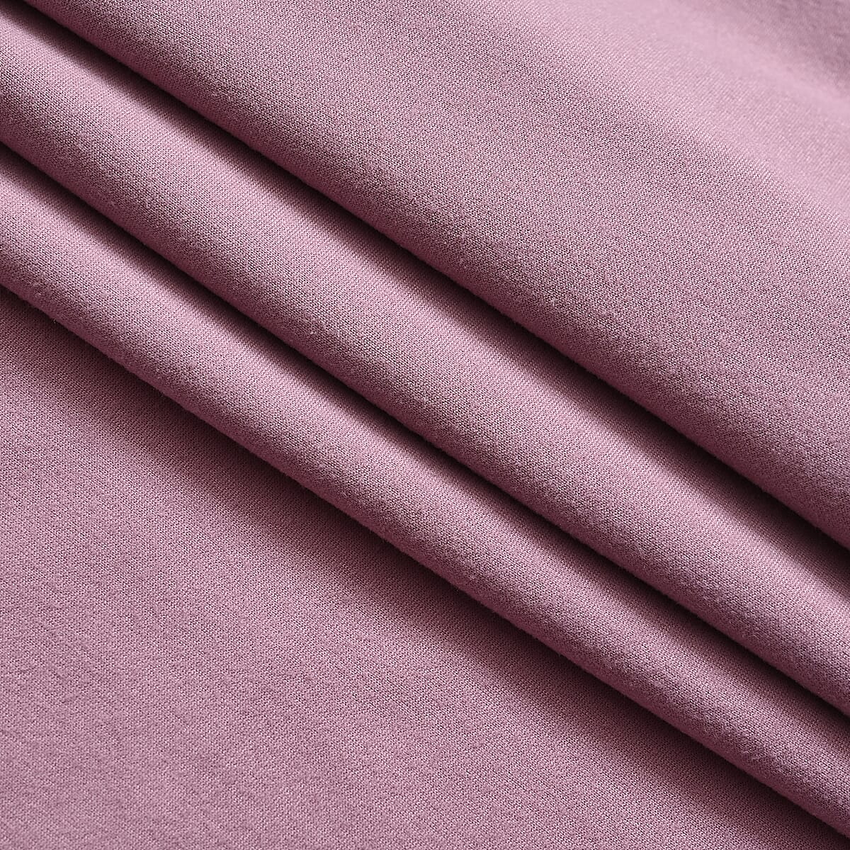 Mauve Floral Crystal Bejeweled Bat Wing Short Sleeve Shirt - One Size Fits Most image number 3