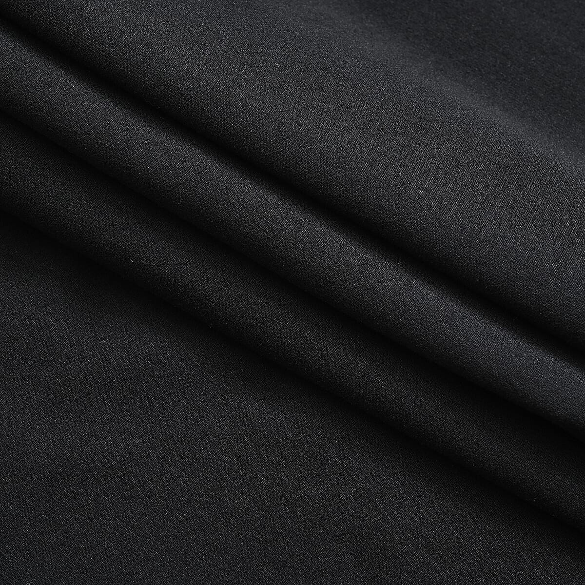 Black Heart Crystal Bejeweled Bat Wing Short Sleeve Shirt - One Size Fits Most image number 3