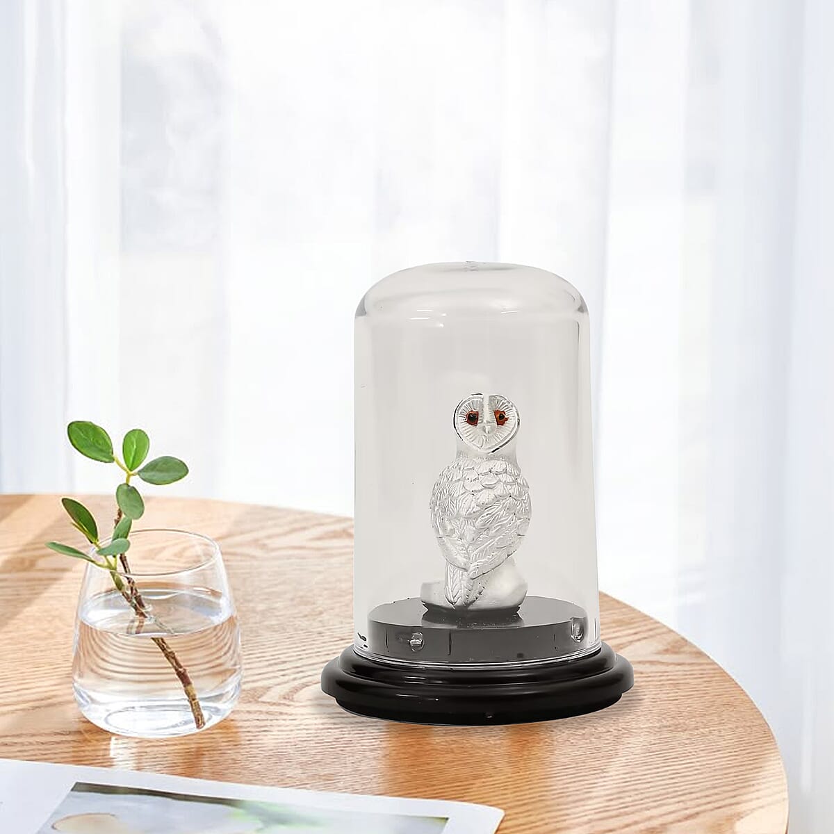 999 Fine Silver Owl Idol Box 3.70 Grams image number 1