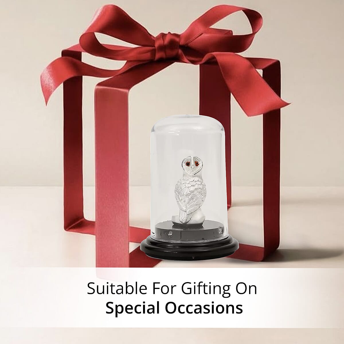 999 Fine Silver Owl Idol Box 3.70 Grams image number 6