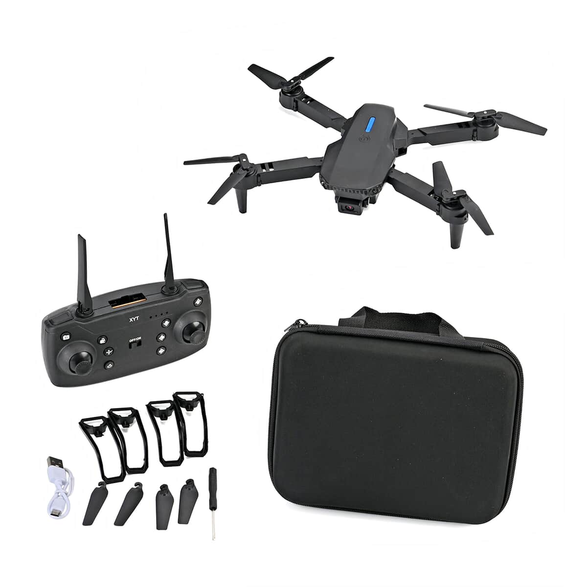 Foldable Single Camera Drone Quadcopter with Remote Controller image number 0